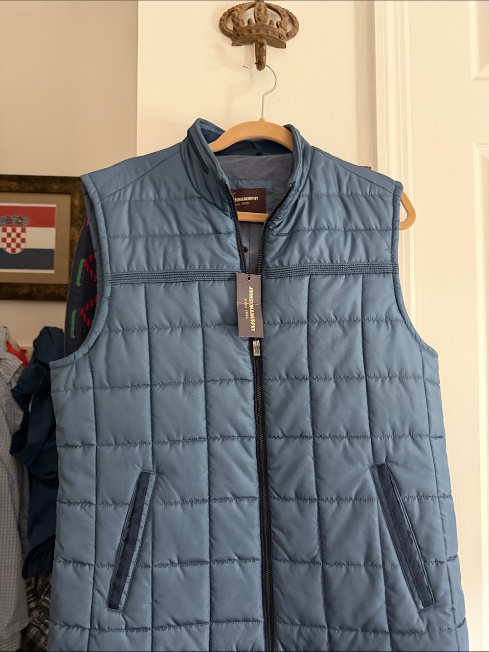 NWT Johnston & Murphy Quilted Vest